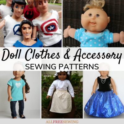 Free Doll Clothes Patterns - For All Types of Dolls