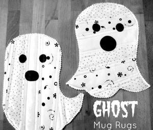 Ghost Mug Rug Pattern