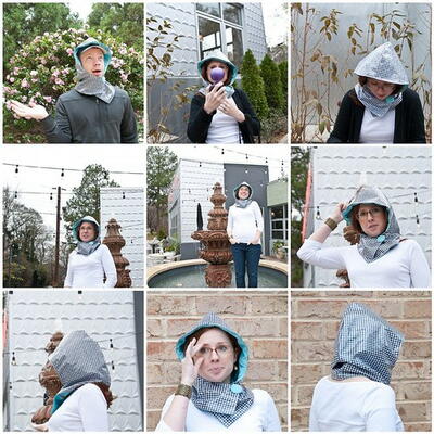 Weatherproof Hooded Cowl Sewing Pattern