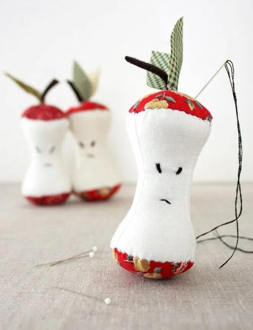 Stuffed Apple Core Sewing Pattern