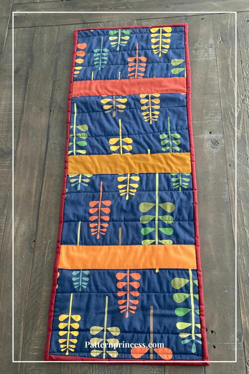 Easy Reversible Quilted Table Runner Pattern