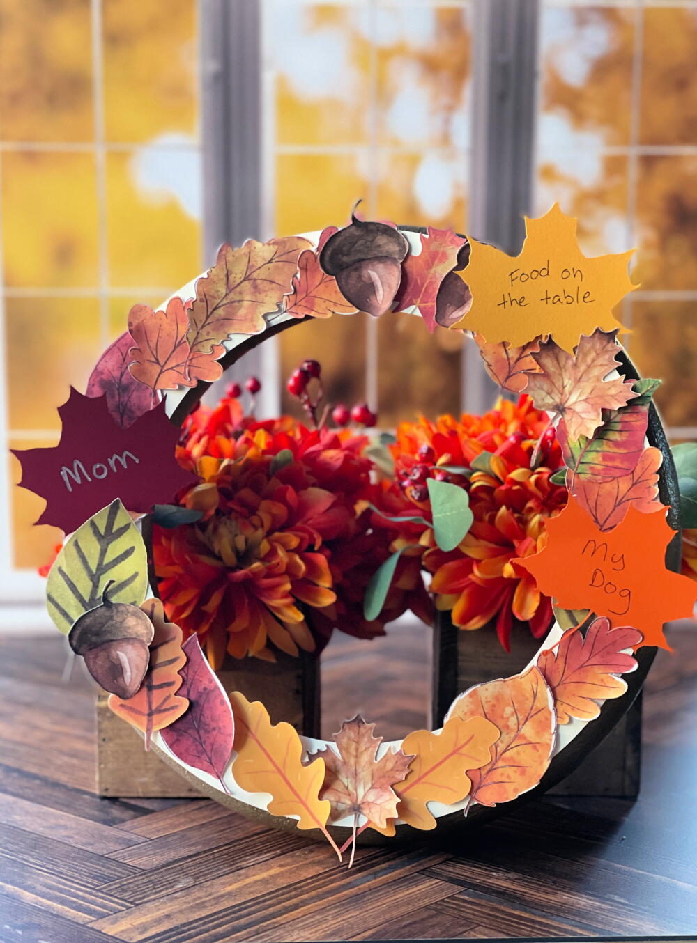 Gratitude wreath favecrafts