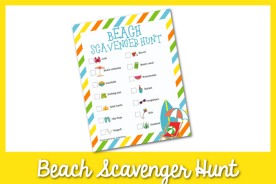 Best Beach Scavenger Hunt