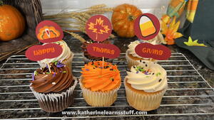 Diy Thanksgiving Cupcake Toppers