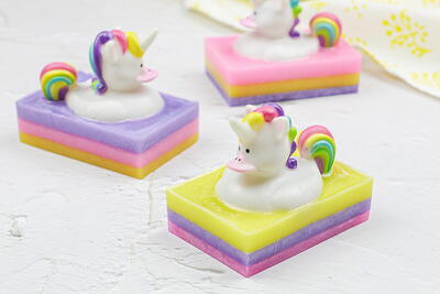 Unicorn Rubber Duck Soap