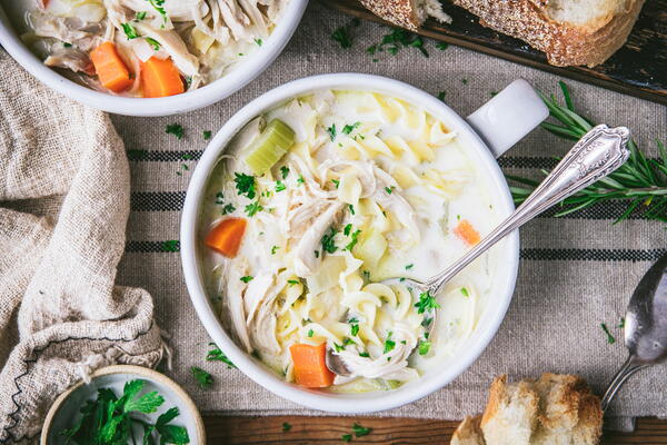 Creamy Chicken Noodle Soup