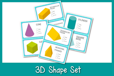 3d Shapes Printable For Kids