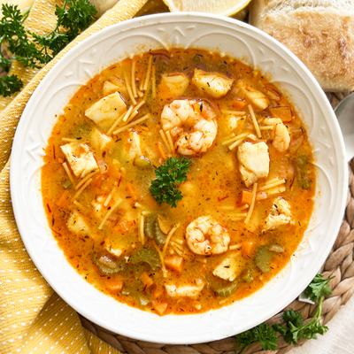 Classic Spanish Fish Soup | Authentic Flavors & Done In 30 Minutes