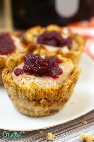 Thanksgiving Leftover Turkey Cups