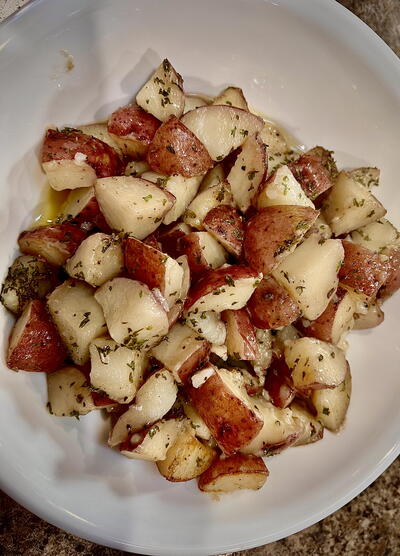 Parsley Buttered Potatoes