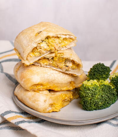 Grown-Up Chicken and Broccoli Hot Pockets