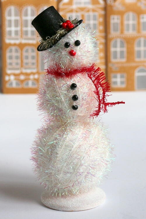 Sparkly Snowman Christmas And Winter Decoration