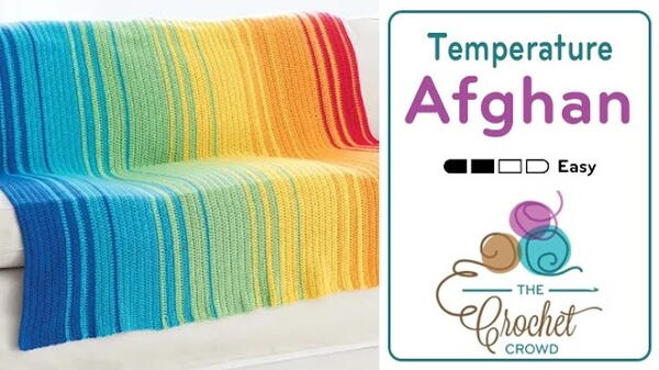 Crochet Temperature Afghan Pattern