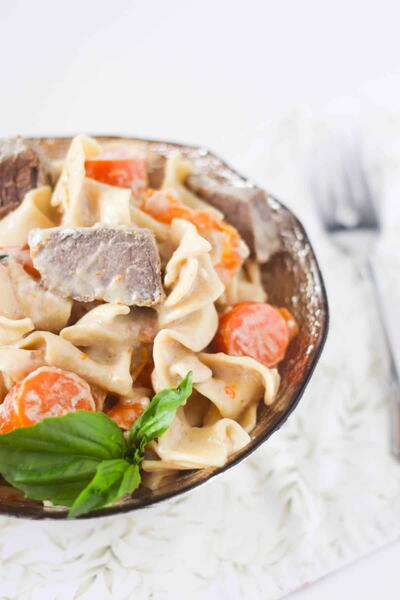 Slow Cooker Beef Stroganoff With Cream Of Mushroom Soup