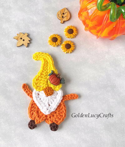 Crochet Fall Gnome