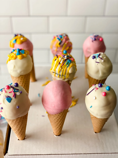 Ice Cream Cone Cake Pops