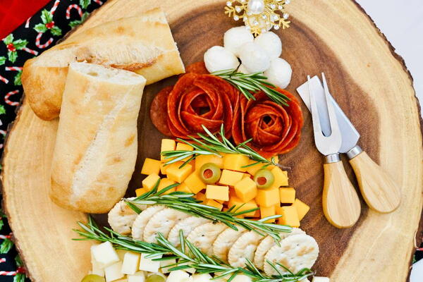 Delicious Christmas Tree Charcuterie Board | FaveSouthernRecipes.com