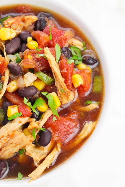 Healthy Chicken Tortilla Soup