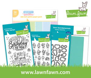 Lawn Fawn Birthday Stamps Prize Pack Giveaway