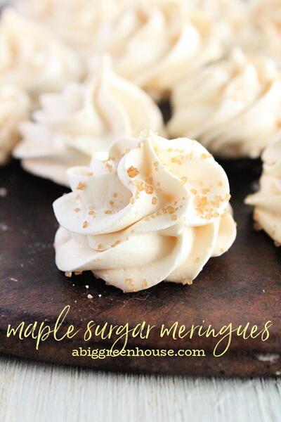 Maple Sugar Meringues