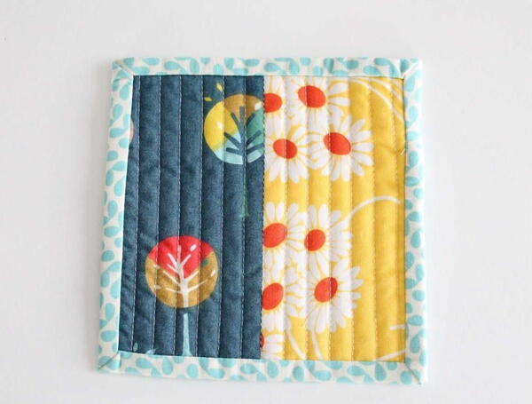 Simple Quilted Coaster Tutorial