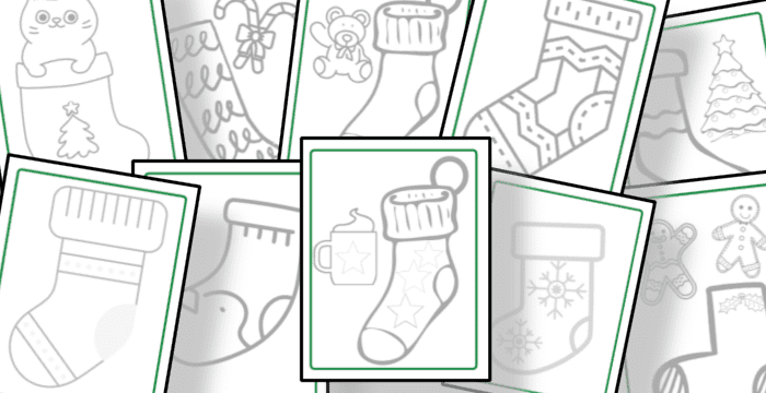 Free Printable Christmas Stocking Coloring Pages | AllFreeKidsCrafts.com