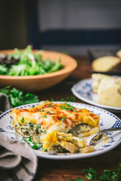 Roasted Butternut Squash Lasagna