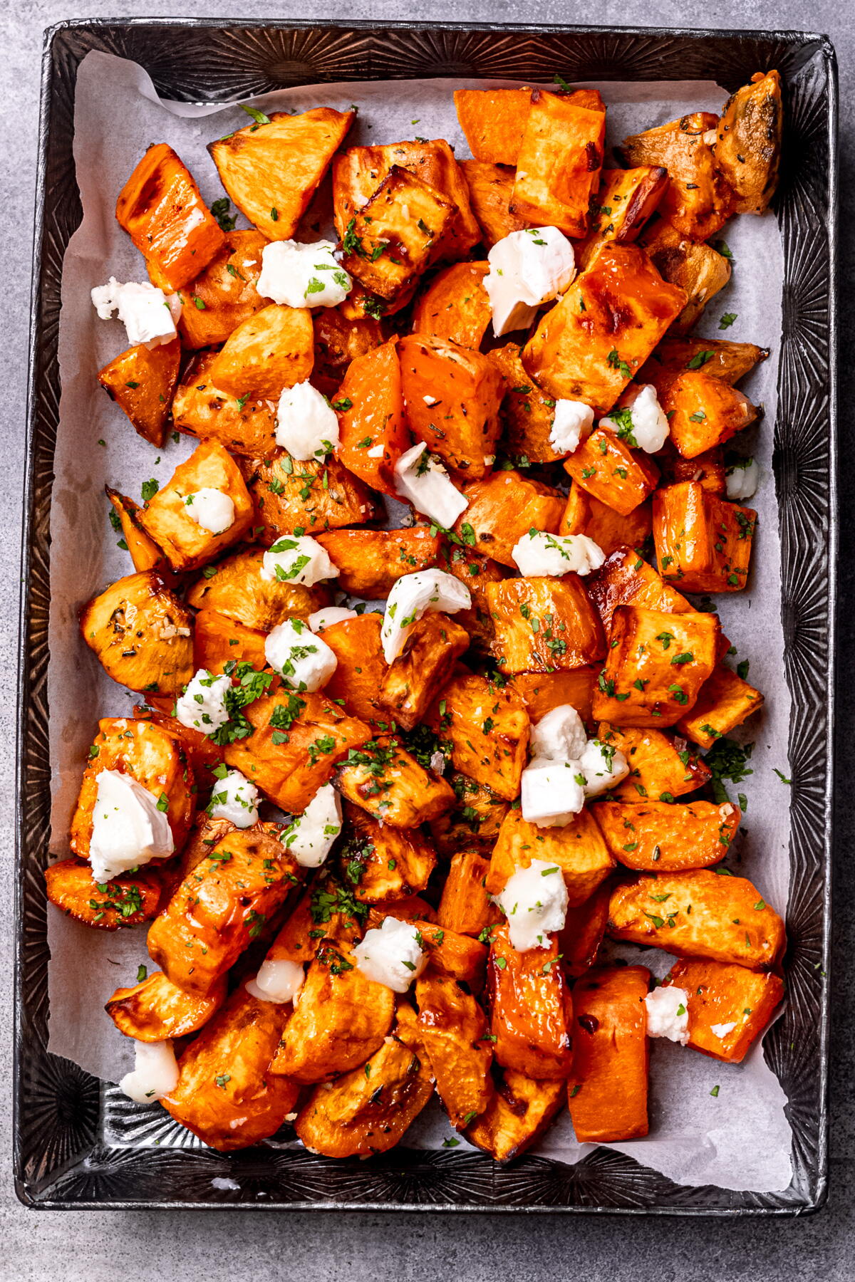 The Ultimate Easy Crispy Roasted Sweet Potatoes | FaveHealthyRecipes.com