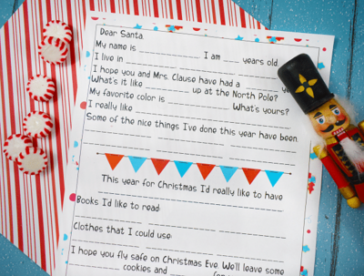 Printable Letter To Santa