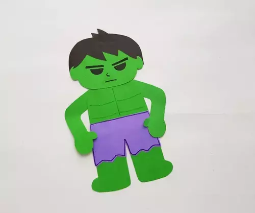 Papercraft Hulk Puppet