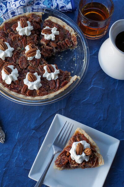 Maple Bourbon Pecan Pie