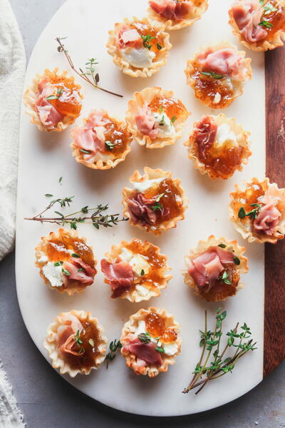 Fig And Goat Cheese Tartlets