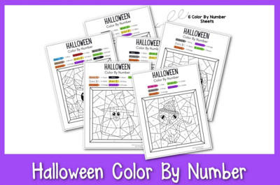 Halloween Color By Number 