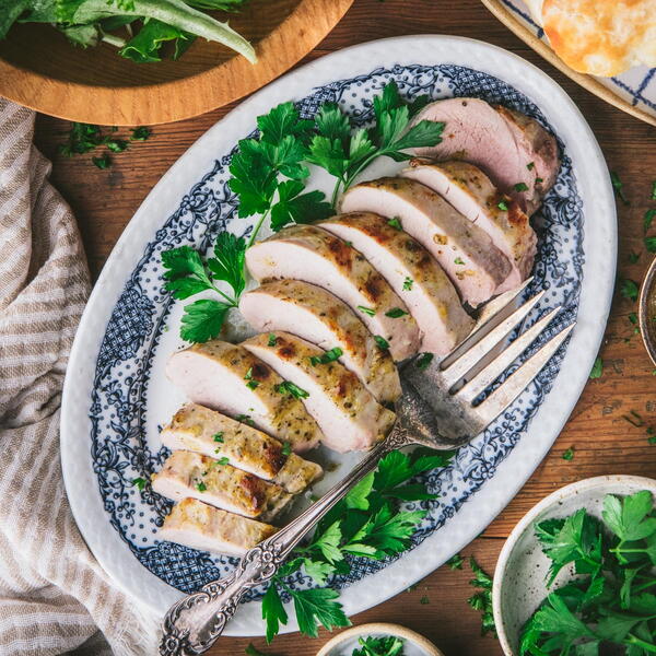 Baked Ranch Pork Tenderloin