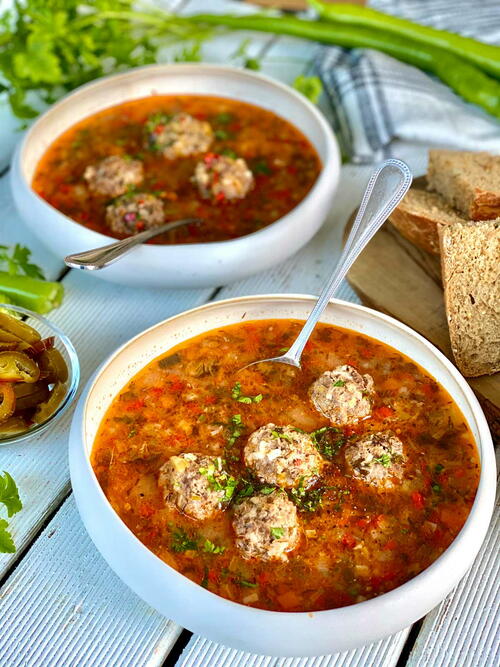 Grandmas Meatball Soup Recipe