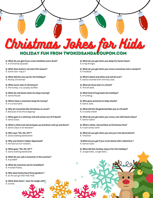 25+ Christmas Jokes For Kids