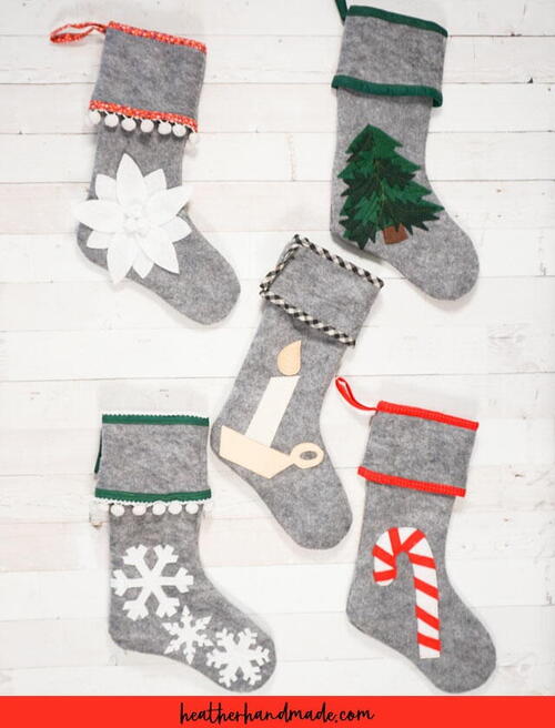 DIY Felt Stockings