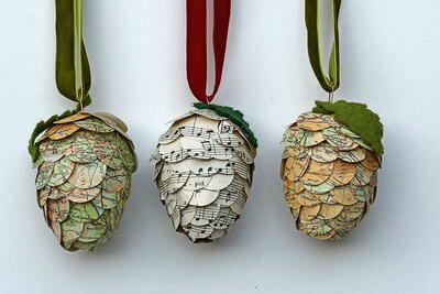 How To Make Pine Cones Out Of Paper