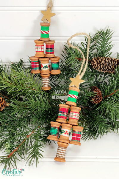 Wooden Spool Ornaments | FaveCrafts.com