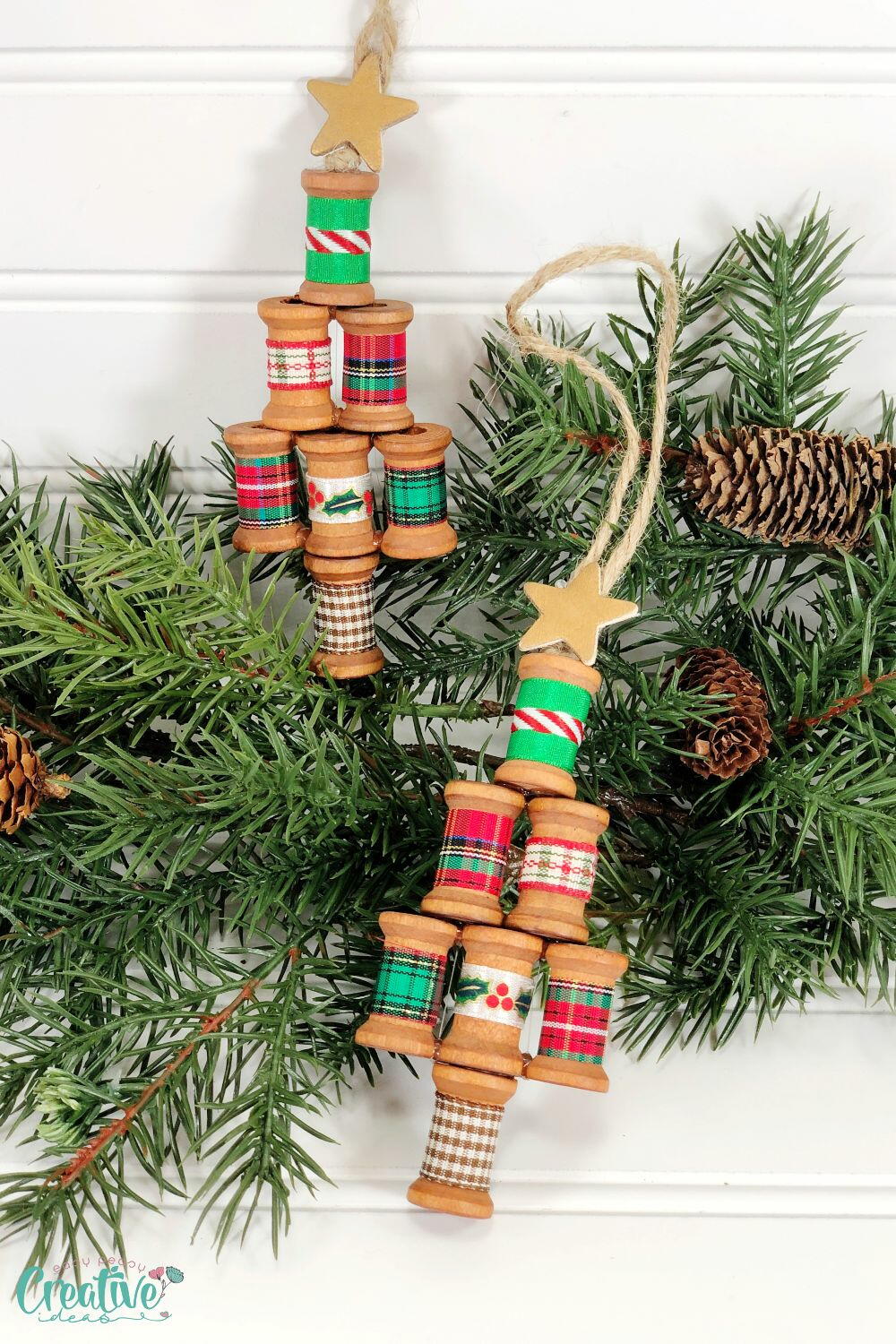 Wooden Spool Ornaments FaveCrafts Com   1668754599 805058 UserCommentImage ID 4998777 