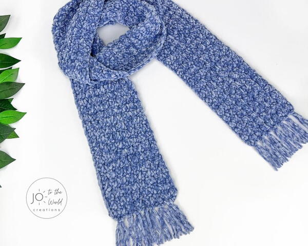 Chunky Crochet Scarf Pattern