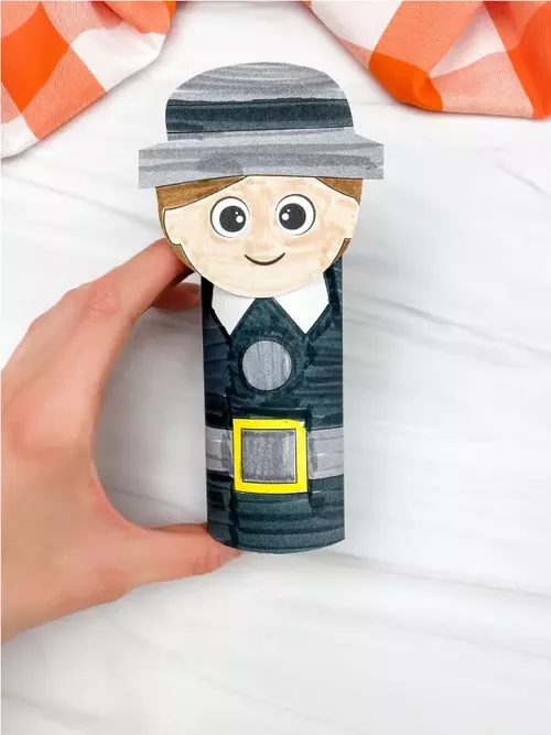 Toilet Paper Roll Pilgrim Craft