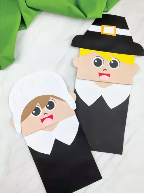 Simple Paper Bag Pilgrim Craft