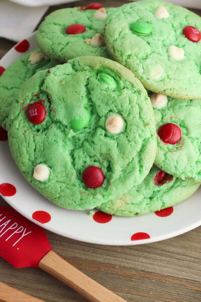 Christmas Cake Mix Cookies