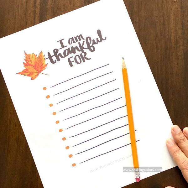 Thankful Printables