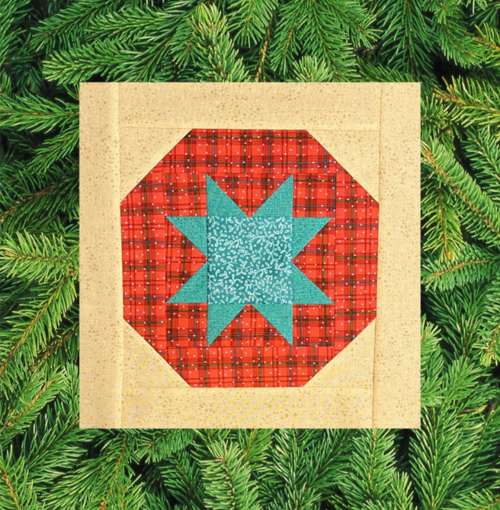 Star Christmas Ornament Block