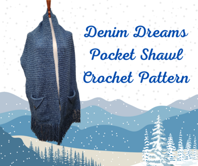 Denim Dreams Pocket Shawl