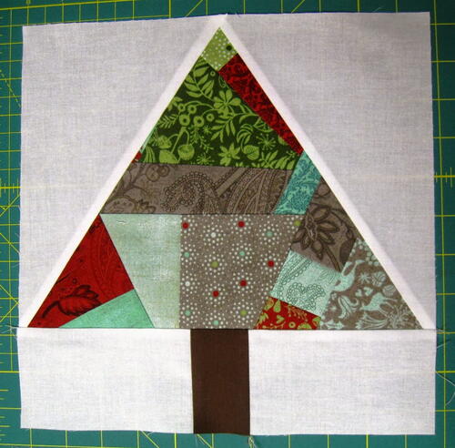 Paper Pieced Improv Tree Block