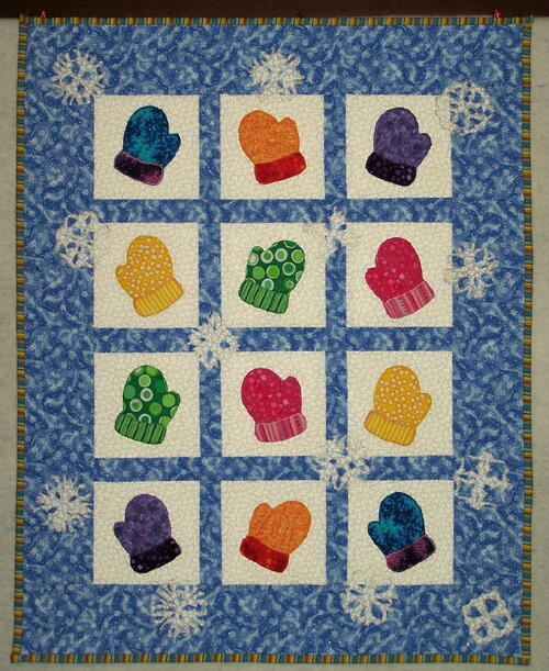 Adorable Winter Mittens Wall Hanging