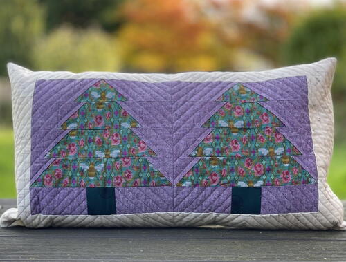 Twin Pines Quilted Pillow Pattern
